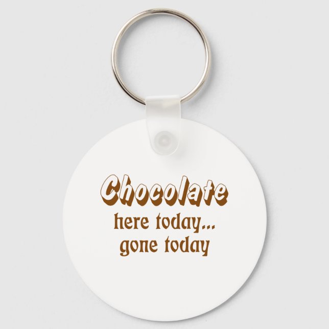 Porte-clés Porte - clé d'amoureux du chocolat (Recto)