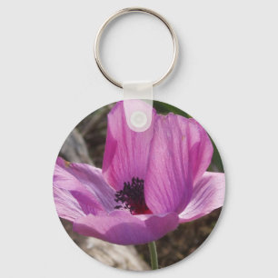 Porte-clés Porte - clé d'anémone violet
