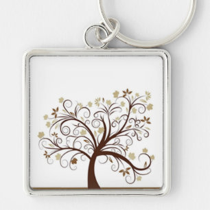 Porte-clés Porte - clé d'arbre d'automne