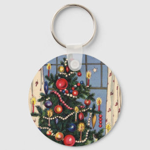Porte-clés Porte - clé d'arbre de Noël