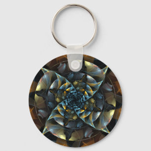 Porte-clés Porte - clé d'art Abstrait Pinwheel