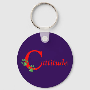 Porte-clés Porte - clé d'attitude Kitty Paws