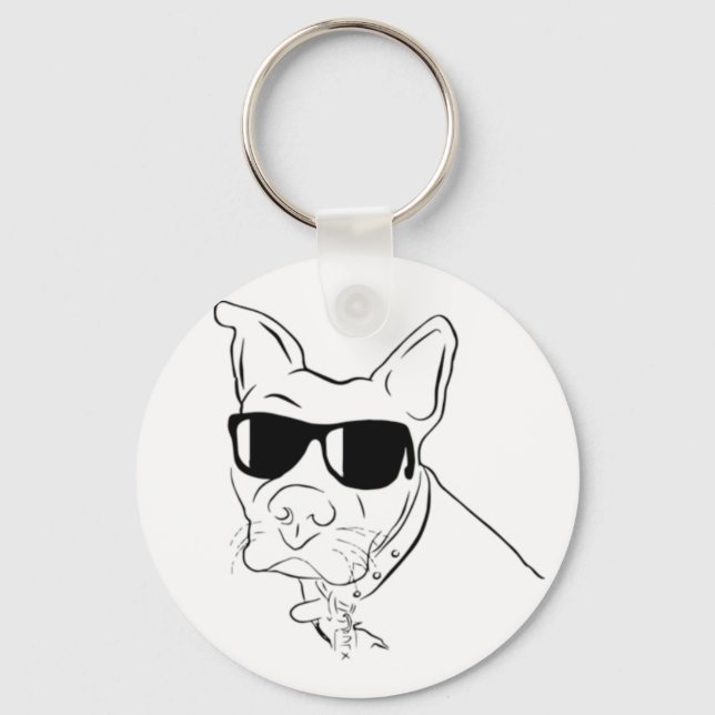Porte-clés Porte - clé d'attitude Pitbull (Recto)