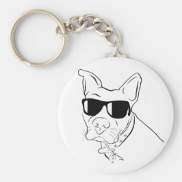 Porte-clés Porte - clé d'attitude Pitbull