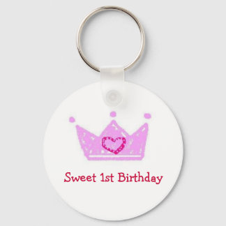 Porte-clés Porte - clé de 1er anniversaire féminin