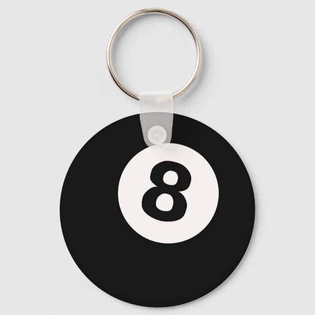 Porte-clés porte - clé de 8 balles (Recto)