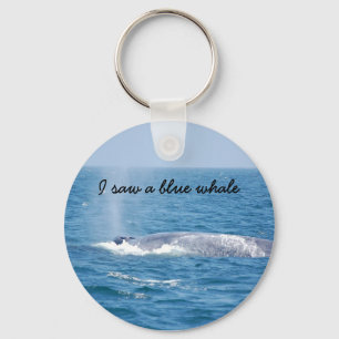 Porte-clés porte - clé de baleine bleue