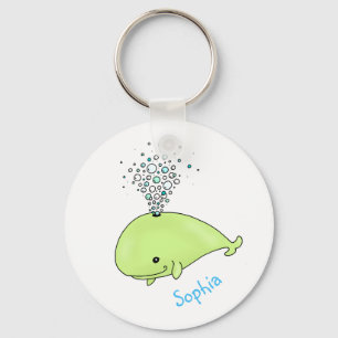 Porte-clés Porte - clé de baleines personnalisé