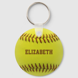 Porte-clés Porte - clé de balle personnalisée Softball