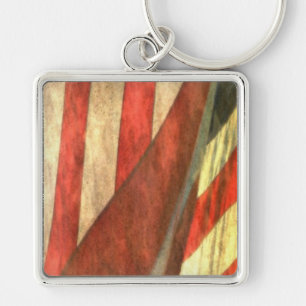 Porte-clés Porte - clé de base du drapeau américain