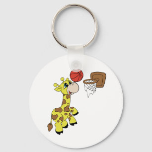 Porte-clés Porte - clé de basket-ball de girafe