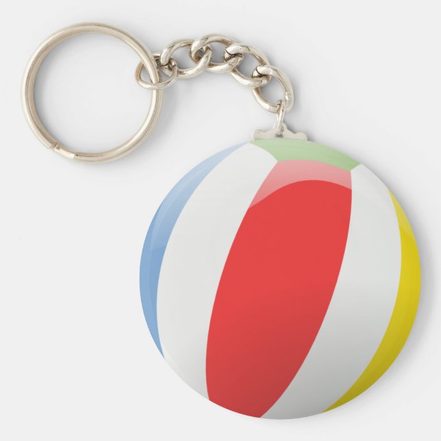 Porte-clés porte - clé de beach-ball Animé (Devant)