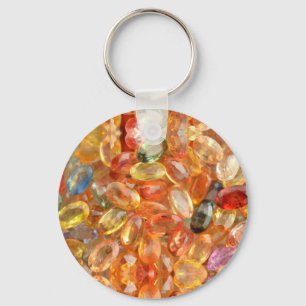Porte-clés Porte - clé de bijoux orange
