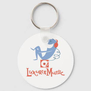 Porte-clés Porte - clé de blanc de LuxuriaMusic