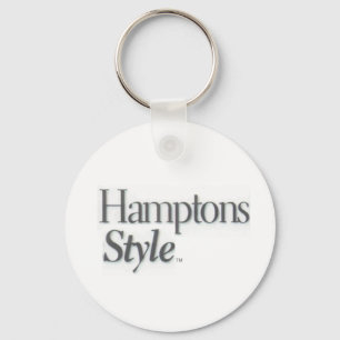 Porte-clés Porte - clé de blanc de style de Hamptons