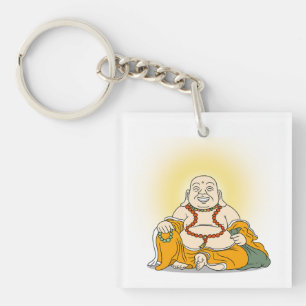 Porte-clés Porte - clé de Bouddha Maitreya souriant
