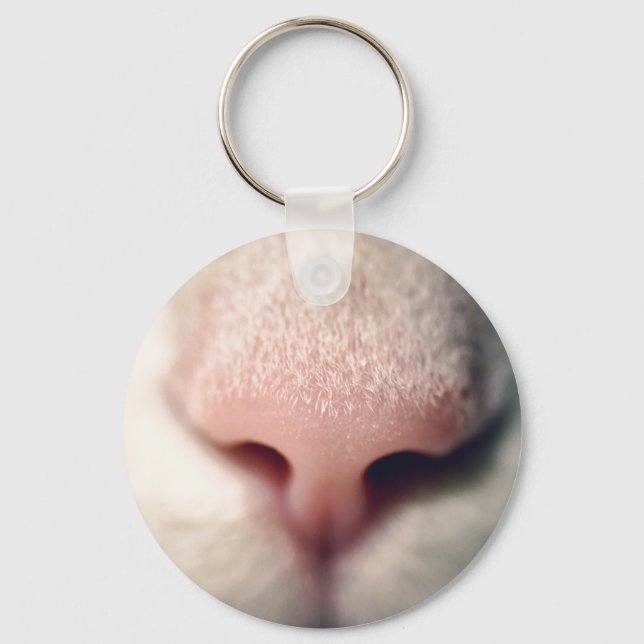 Porte-clés Porte - clé de bouton de Kitty blanc neige (Recto)