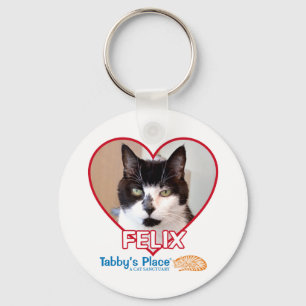 Porte-clés Porte - clé de bouton - Felix