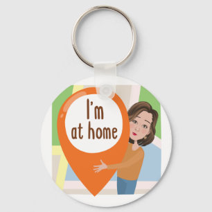 Porte-clés Porte - clé de boutons