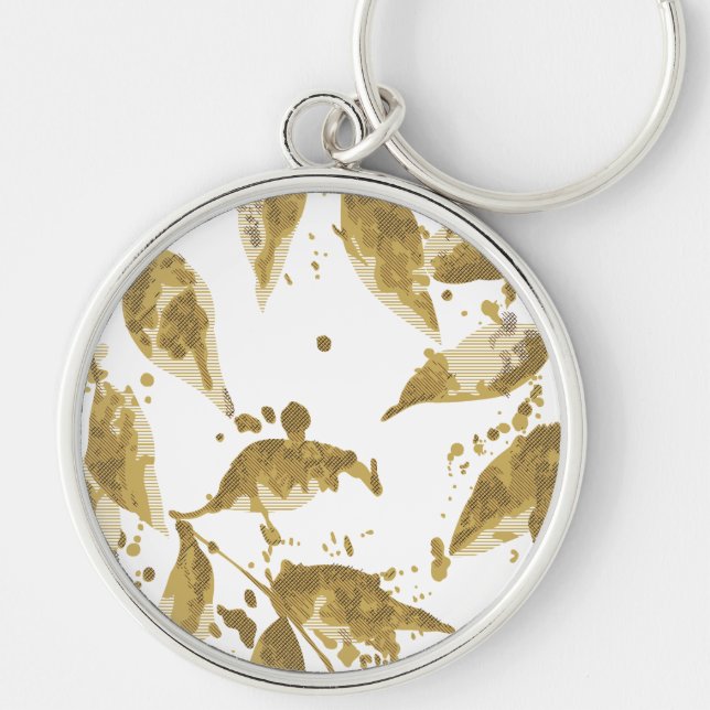 Porte-clés Porte - clé de boutons (Devant)