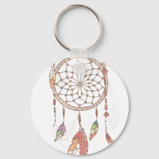 Porte-clés Porte - clé de boutons Dreamcatcher