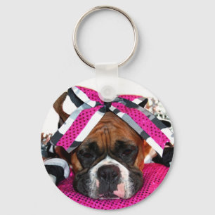 Porte-clés Porte - clé de boxeur de pom-pom girl