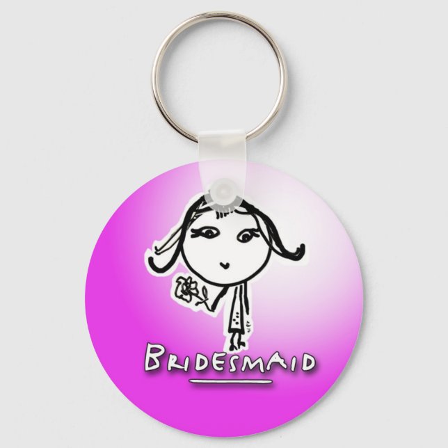 Porte-clés Porte - clé de Bridesmaid (Recto)