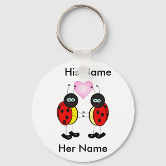 Porte-clés Porte - clé de bugs d'amour personnalisés