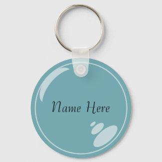 Porte-clés Porte - clé de bulle bleue