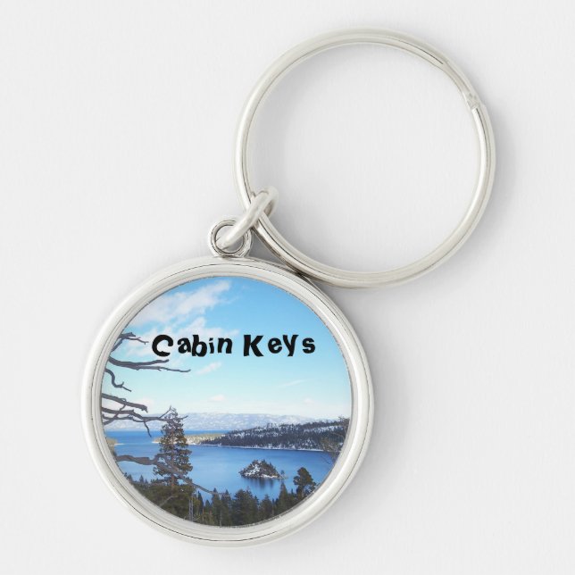 Porte-clés Porte - clé de cabine du lac Tahoe (Devant)