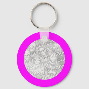 Porte-clés Porte - clé de cadre magenta