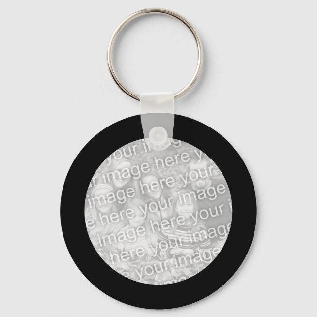 Porte-clés Porte - clé de cadre noir (Recto)