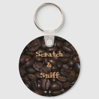 Porte-clés Porte - clé de café Scratch & Sniff