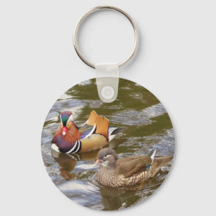 Porte-clés Porte - clé de canards de mandarine