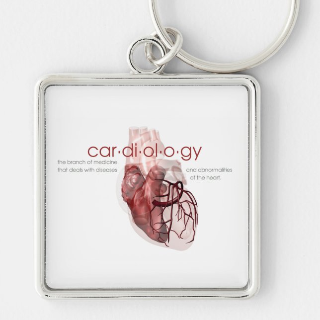 Porte-clés Porte - clé de cardiologie (Devant)