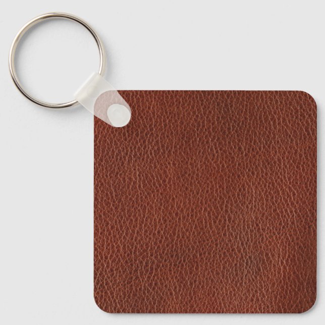 Porte-clés Porte - clé de Carré en cuir (Recto)