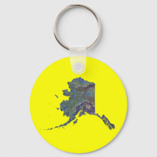 Porte-clés Porte - clé de carte Alaska