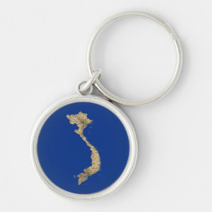 Porte-clés Porte - clé de carte du Vietnam