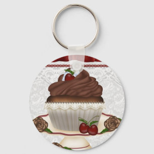 Porte-clés Porte - clé de cerise de chocolat