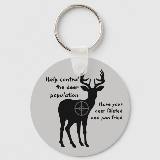 Porte-clés Porte - clé de chasse aux cerfs (Recto)