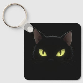 Porte-clés Porte - clé de chat noir