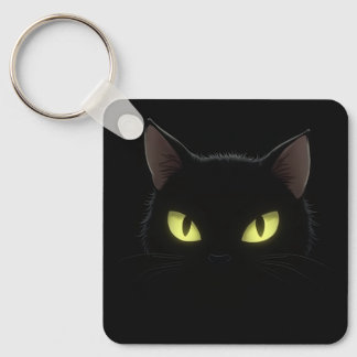 Porte-clés Porte - clé de chat noir