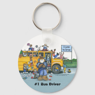 Porte-clés Porte - clé de chauffeur de bus