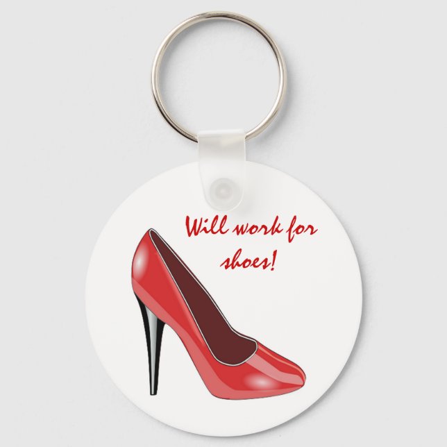Porte-clés Porte - clé de chaussures à talon rouge (Recto)