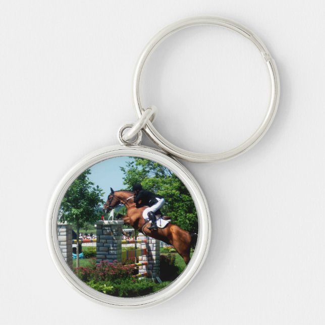 Porte-clés Porte - clé de cheval de Grand prix (Devant)
