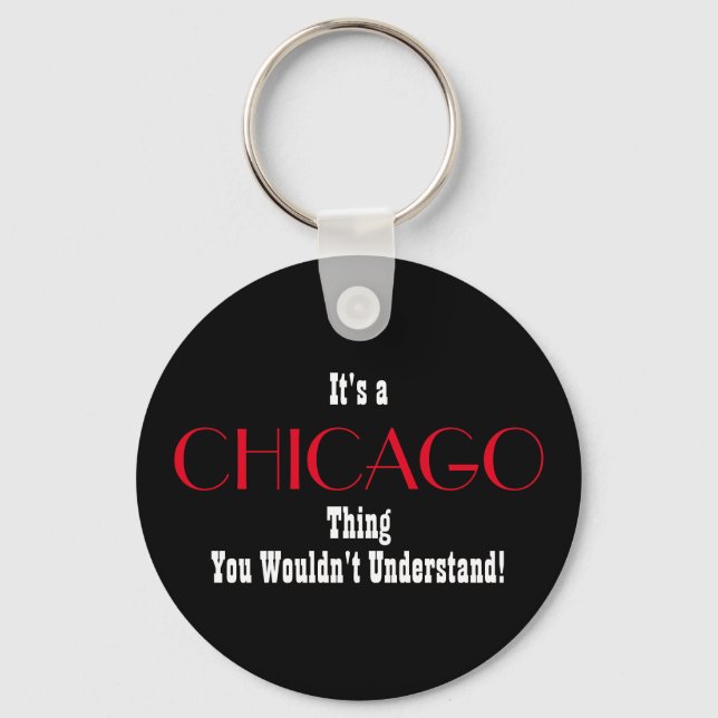 Porte-clés Porte - clé de Chicago (Recto)