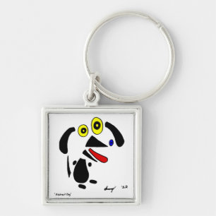 Porte-clés Porte - clé de chien Abstrait