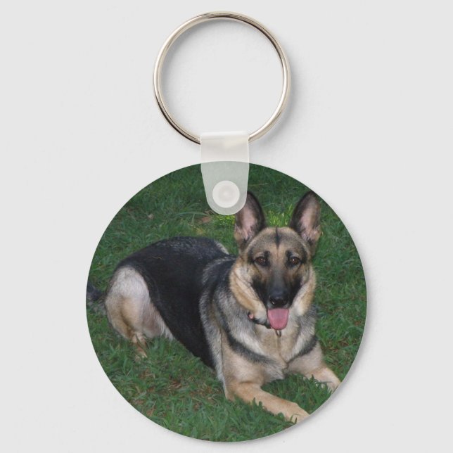 Porte-clés Porte - clé de chien berger allemand (Recto)