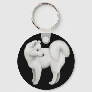 Porte-clés Porte - clé de chien de Samoyed