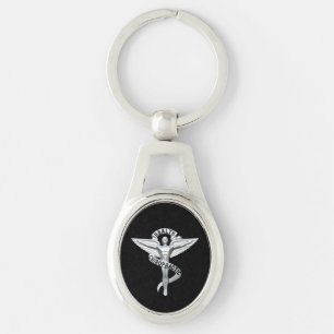 Porte-clés Porte - clé de chiroprakteur d'emblème de